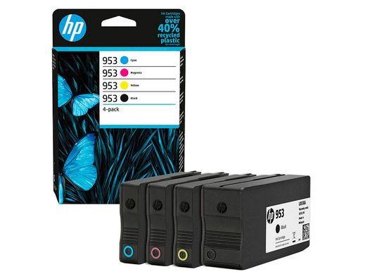 Ink-jet hp 953 bk/cmy 6zc69ae multipack negro/ cian / magenta / amarillo
