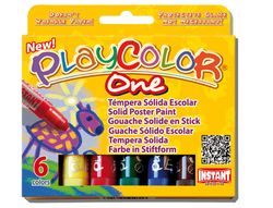 Instant Caja de 6 temperas sólidas en barra