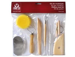 Instrumentos de Modelar Arcilla Sio Compuesto Por 8 Piezas