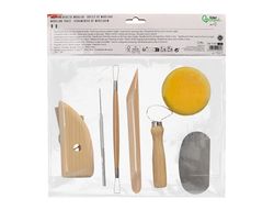 Instrumentos de modelar liderpapel pack 8 herramientas surtidas certificado fsc