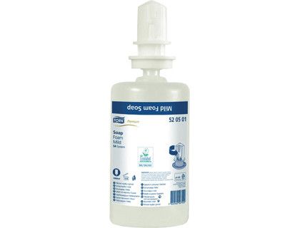Jabon en espuma tork s4 rehidratante aroma delicado bote de 1000 ml