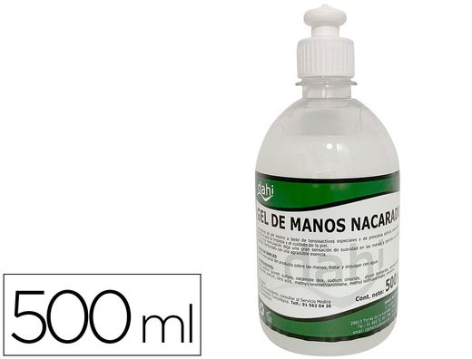 Jabon liquido lavamanos dahi con dosificador bote de 500 ml