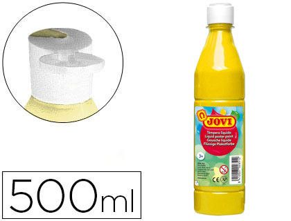 Jovi tempera líquida amarilla 500ml 50602
