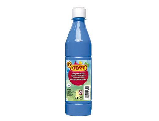 Jovi tempera líquida cyan 500ml 50621