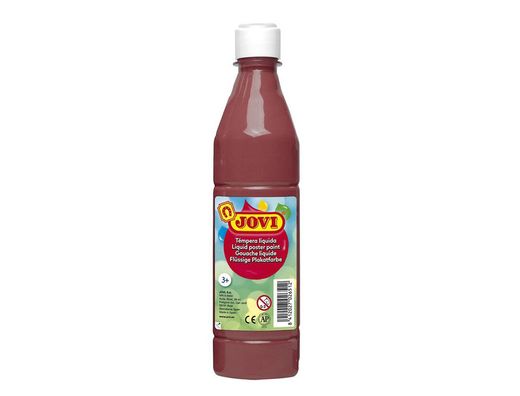 Jovi tempera líquida marrón 500ml 50612