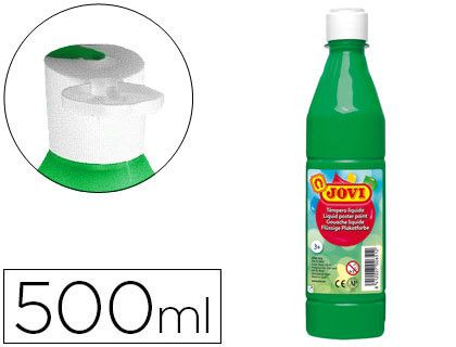 Jovi tempera líquida verde medio 500ml 50617