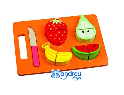 Juego ambitoys bandeja frutas para cortar 21,4x15x3 cm