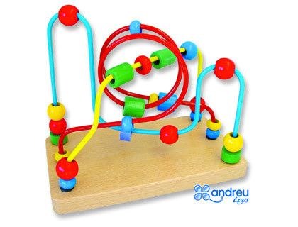 Juego andreutoys laberinto manipulacion para psicomotrocidad fina 23x19x13 cm