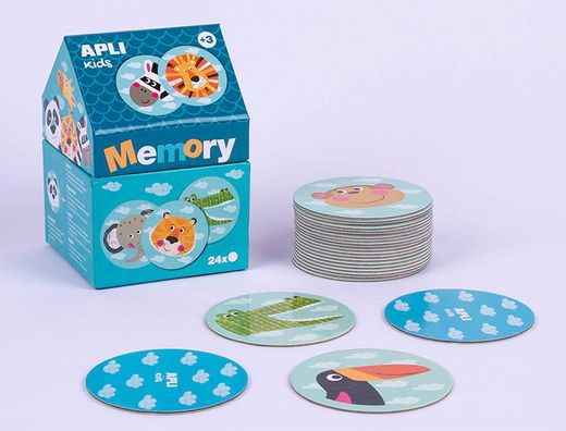 Juego apli didactico memory casita safari