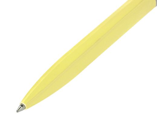 Juego boligrafo y roller belius endless summer aluminio color amarillo y plateado tinta azul caja de diseño