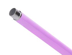 Juego boligrafo y roller belius endless summer aluminio color morado y plateado tinta azul caja de diseño