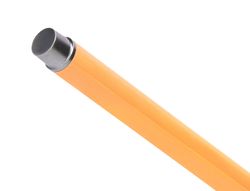 Juego boligrafo y roller belius endless summer aluminio color naranja y plateado tinta azul caja de diseño