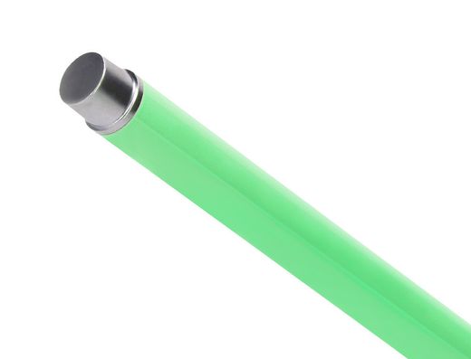 Juego boligrafo y roller belius endless summer aluminio color verde y plateado tinta azul caja de diseño