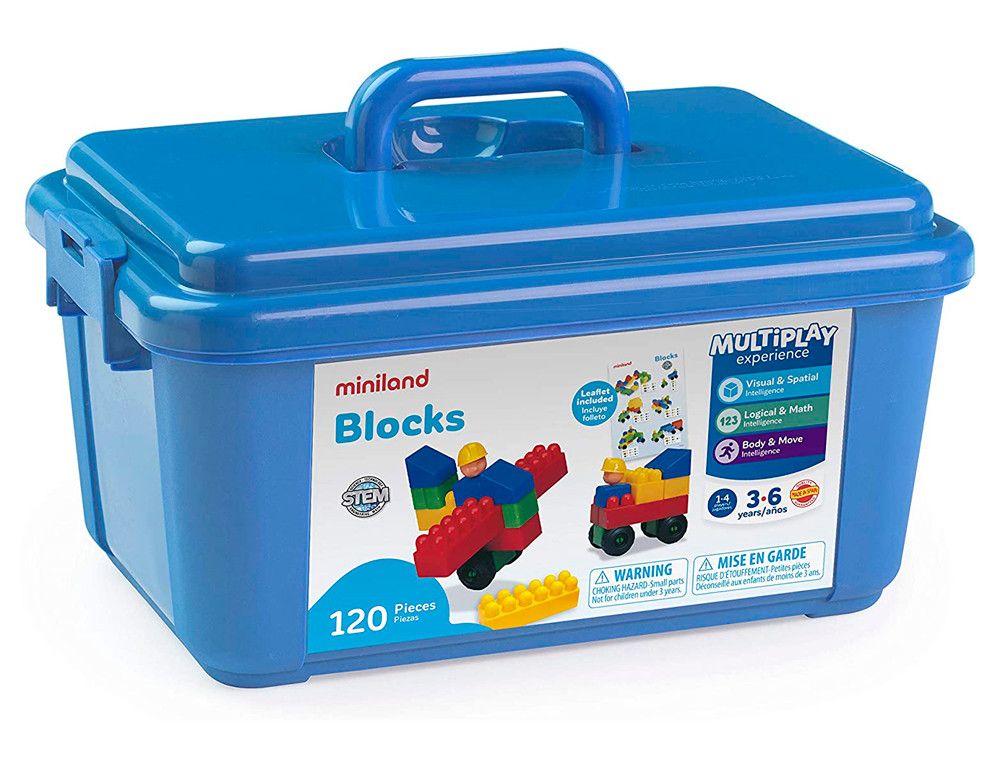 Juego de construcción 120 blocks Miniland