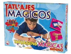 Juego de mesa falomir tatuajes magicos infantil
