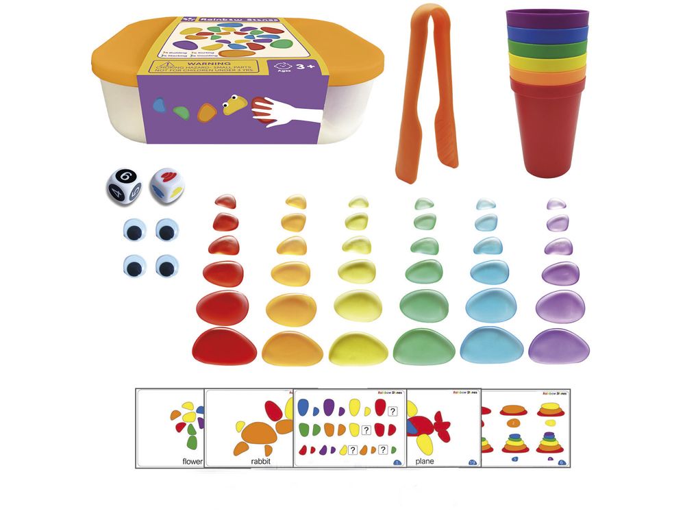 Juego didactico amaya piedras del rio