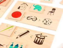 Juego didactico andreutoys atributos grandes y pequeños