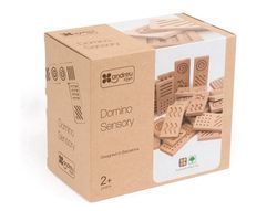 Juego didactico andreutoys domino sensorial madera 28 piezas