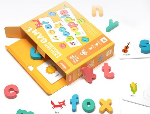Juego didactico mideer emparejar letras en ingles