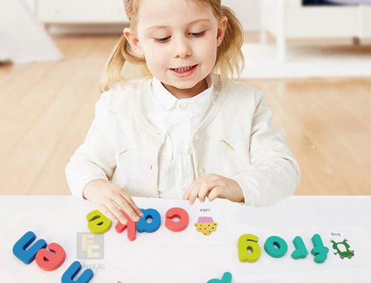 Juego didactico mideer emparejar letras en ingles