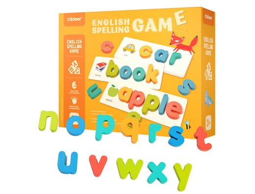 Juego didactico mideer emparejar letras en ingles