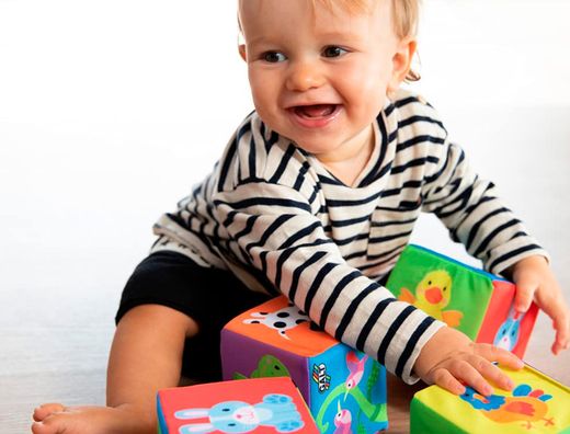 Juego diset de mesa bloques blanditos