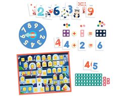 Juego diset didactico aprendo en positivo los numeros