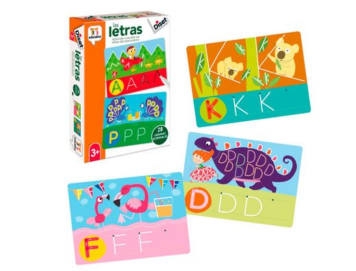 Juego diset didactico las letras