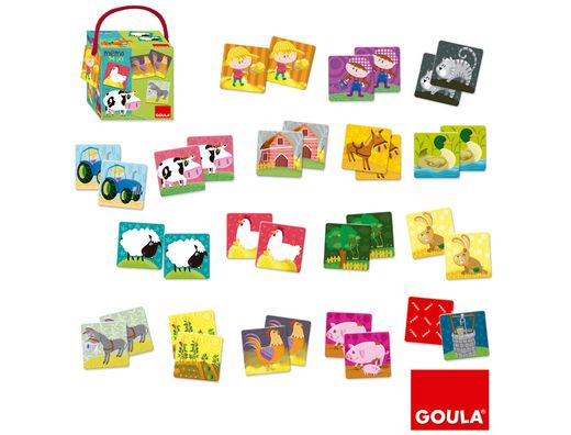 Juego Diset Didactico Memo Granja