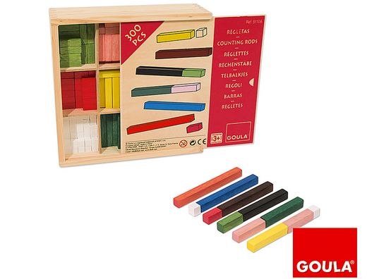 Juego Diset Didactico Regletas 10 X 10 Caja Individual