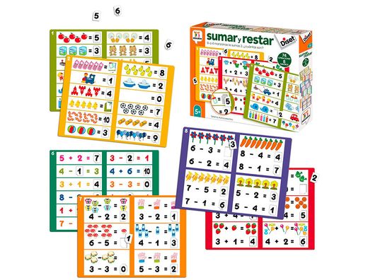 Juego diset didactico sumar y restar