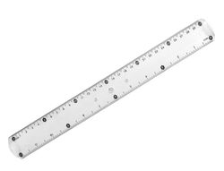 Juego escuadra 10 cm cartabon 14 cm regla 30 cm y semicirculo plastico flexible en petaca liderpapel