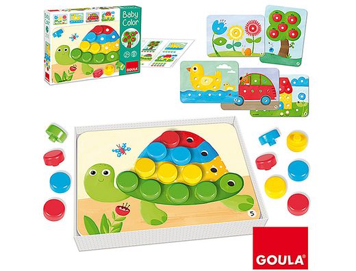 Juego goula didactico baby color