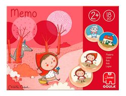 Juego goula didactico memo caperucita roja