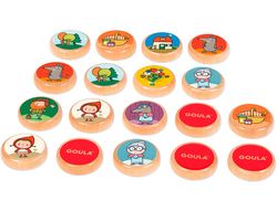 Juego goula didactico memo caperucita roja