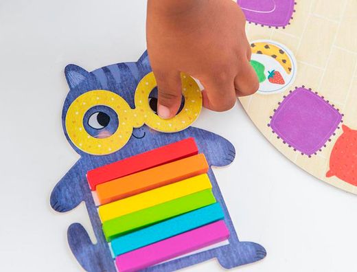 Juego goula didactico vestirse de colores