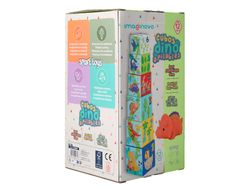 Juego infantil imaginovo cubos apilables nidos dinosaurios +12 meses 12 piezas 13x13x13cm