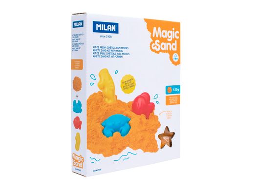 Juego milan magic sand arena cinetica con tres moldes