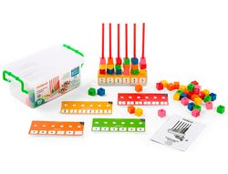 Juego miniland abacus multibase 90 piezas