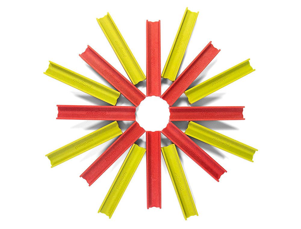 Juego miniland de construccion compuesto de 32 vigas material eco 150x210x150 mm