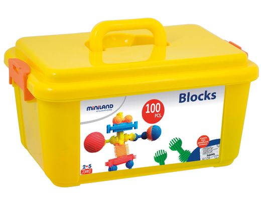 Juego miniland interstar blocks 100 piezas