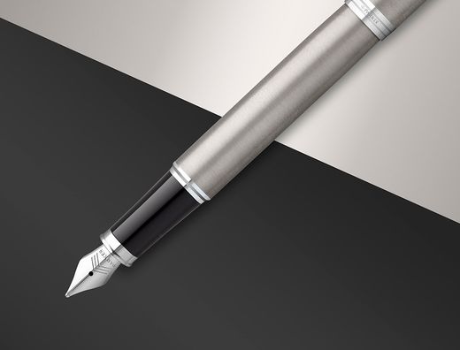 Juego parker im essential acero ct boligrafo + pluma