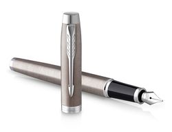 Juego parker im essential acero ct boligrafo + pluma