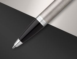 Juego parker im essential acero ct boligrafo + pluma