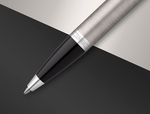 Juego parker im essential acero ct boligrafo + pluma