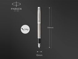 Juego parker im essential acero ct boligrafo + pluma