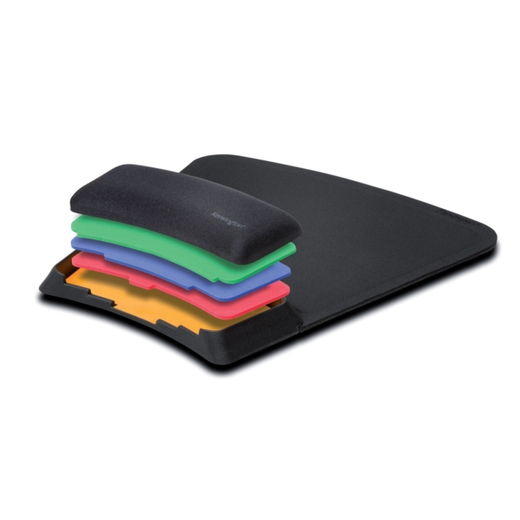 Kensington Alfombrilla para ratón SmartFit®, Negro, Monótono, 290 g, 210 mm, 25 mm, 290 mm