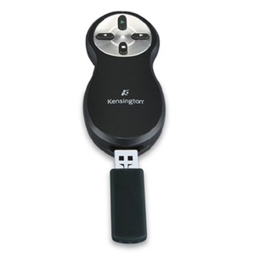 Kensington Presentador inalámbrico, RF, 20 m, AAA, USB, Estándar, Negro