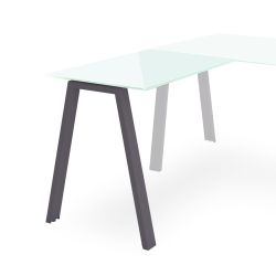 Kit Blanca Ala 100 x 60 Antracita/  Cristal Blanco