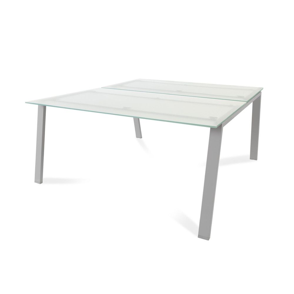 Kit Blanca Mesa 160 x 163 Aluminio / Cristal